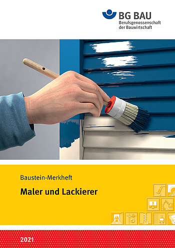 Titelbild Baustein-Merkheft: Maler und Lackierer
