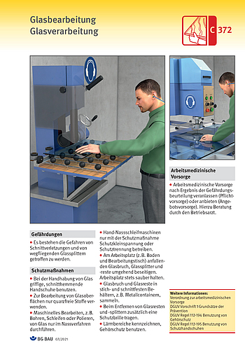 Titelbild Baustein C 372 Glasbearbeitung - Glasverarbeitung