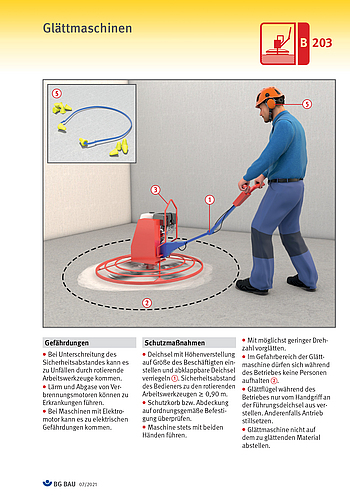 Titelbild Baustein 203: Glättmaschinen