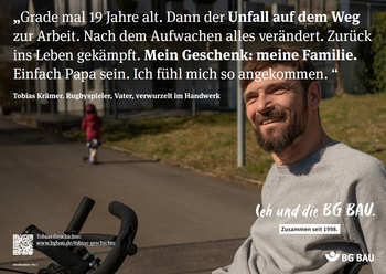 Ich und die BG BAU: Tobias Krämer Titelbild "Ich und die BG BAU"-Poster: Tobias Krämer, Motiv 2.