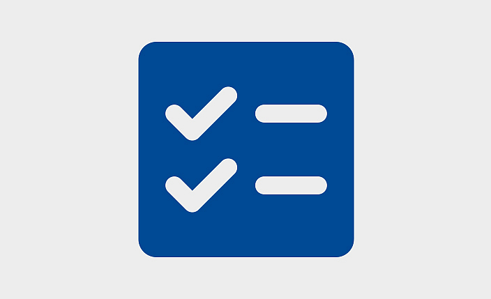 Piktogramm list checks