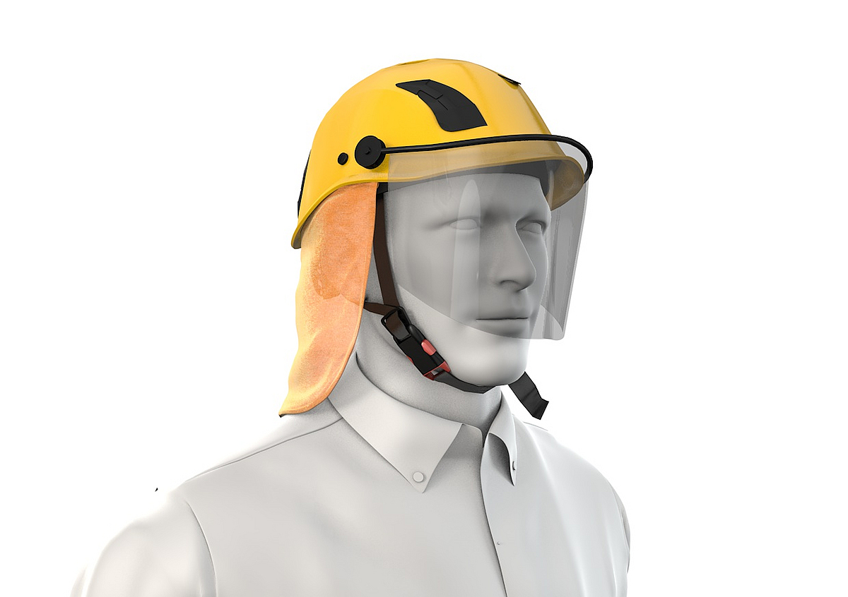 Schutzhelm Industrie Helm Reflektoren PSA Schutzausrüstung EN 397 Bau Arbeits 