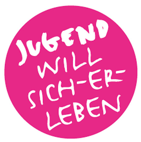 Logo "Jugend will sich-er-leben"