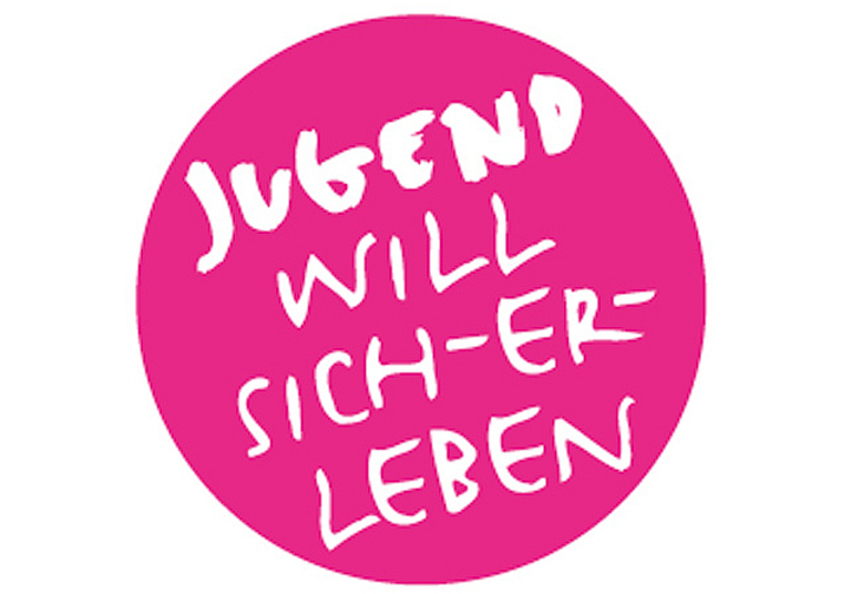 Logo "Jugend will sich-er-leben"