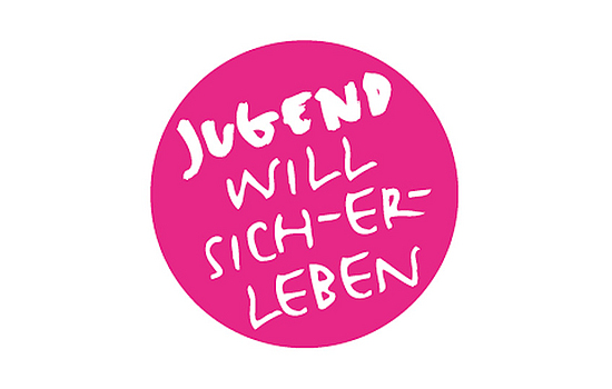 Logo "Jugend will sich-er-leben"