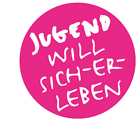 Logo "Jugend will sich-er-leben"