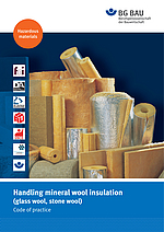 Handling mineral wool (glass wool, stone wool)