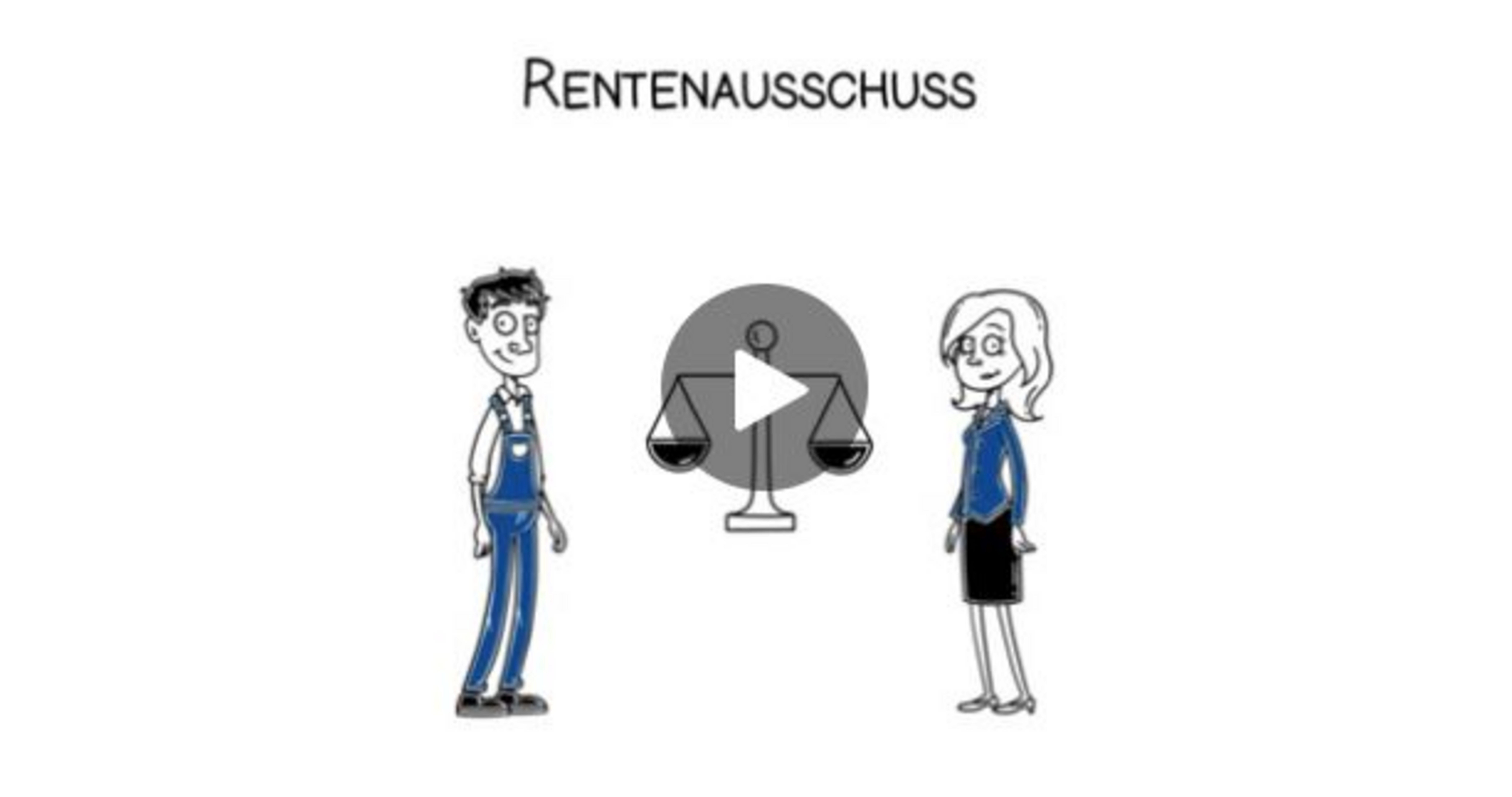 Screenshot aus dem DGUV Erkl&auml;rfilm zum Rentenausschuss