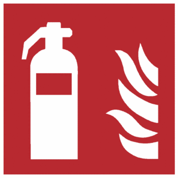 Sicherheitszeichen Brandschutzzeichen - Feuerlöscher F001