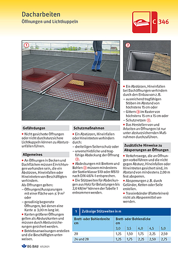 Titelbild Baustein C 346 Dacharbeiten - Öffnungen und Lichtkuppeln